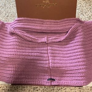 Coach Cable Knit Cowl